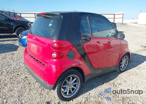 2009 Smart Fortwo Brabus/Passion/Pure из США, поврежденный, VIN WMEEJ31X89K234163
